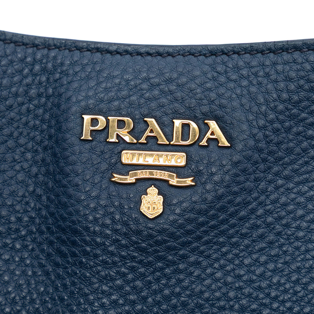 Pre-Loved Prada Vitello Daino Side Pocket Convertible Tote - Picture 5 of 6